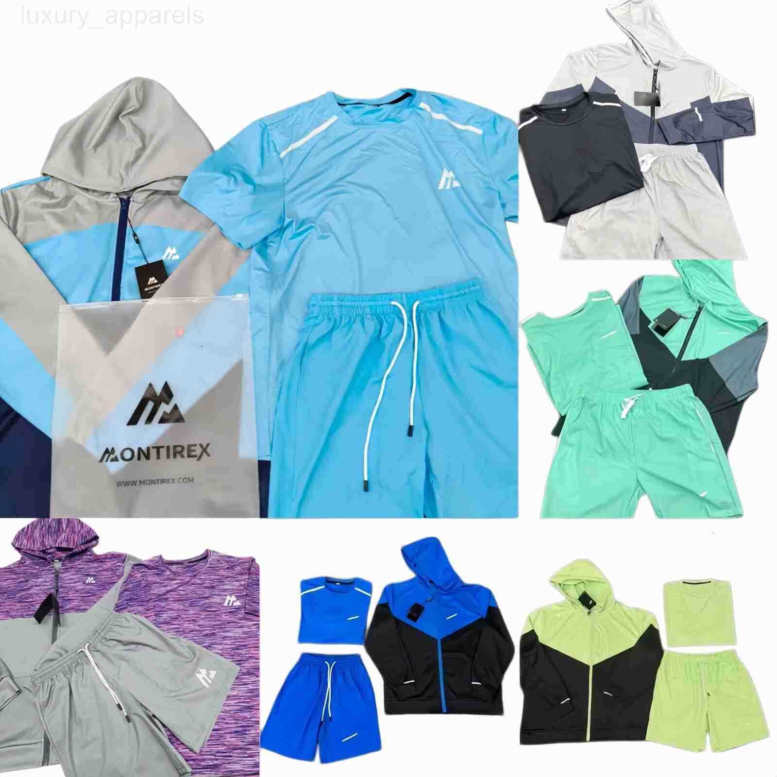 High quality monterex tracksuit Latest model miller tech tracksuit 3 piece set montirexs tracksuit sports fiess jogging suit quick dry sportswear sw
