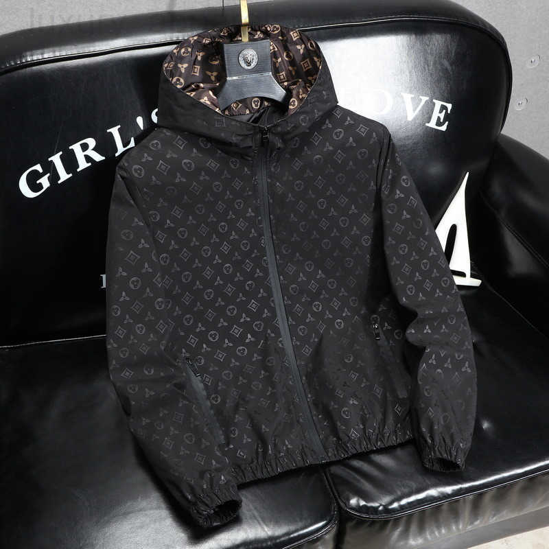 Jackets Outerwear Coats double-sided fashionable for mens spring and autumn new style casual windproof hooded jacket sale Daily Outfit Mens Clothing