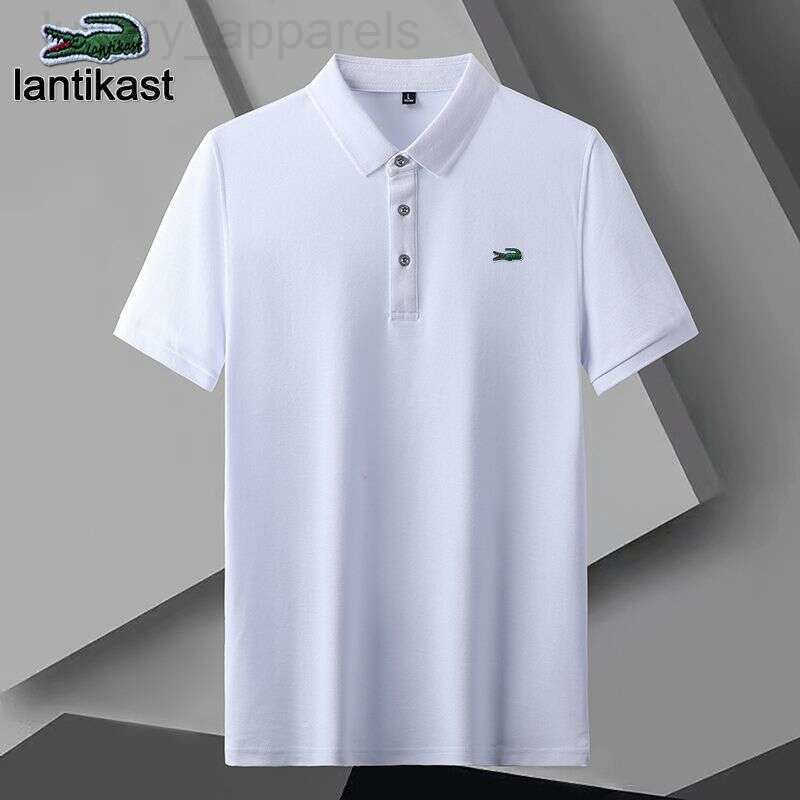 Noble Crocodile Special Price Short designer handbag Sleeve T-Shirt Mens Polo Shirt Loose Casual LANTI KAST Turn-down Collar T-shirt Extra Large Bre