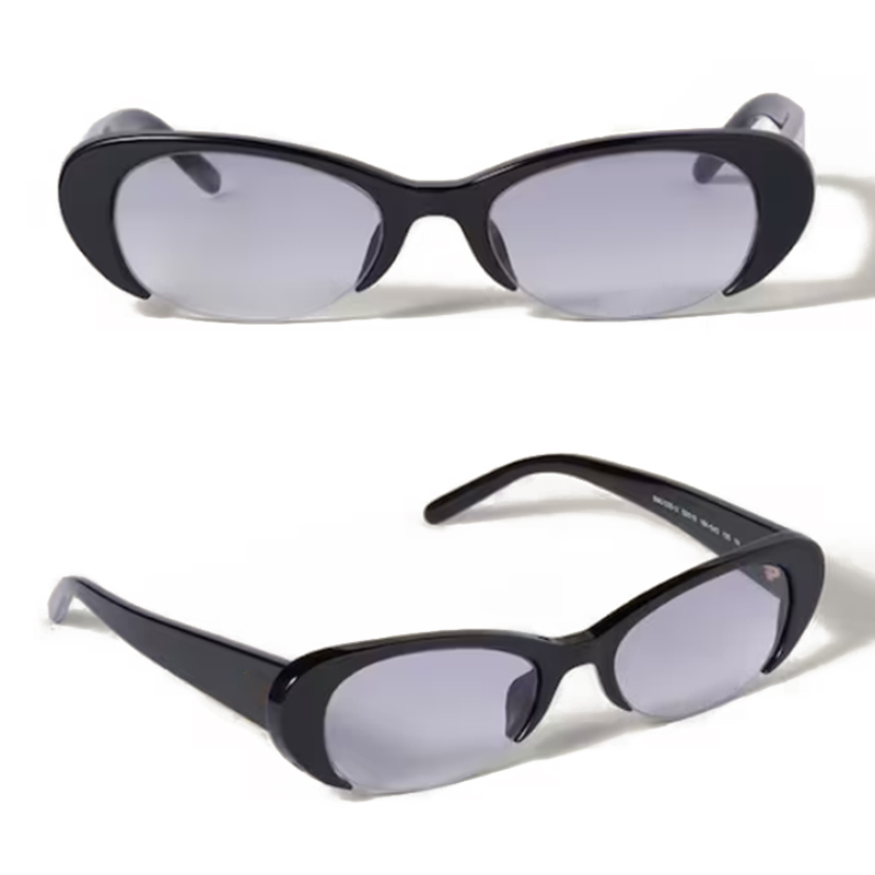 Vedette Sunglasses For Women Designer Sunglasses SMUC05 Black Half Frame Oval Sun Glasses Eyewear UV400 Protective