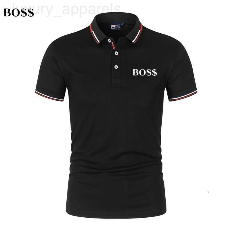 Luxury Brand Designer Clothes Customizable - Summer Mens T-Shirt Fashion Turn-Down Collar Short Sleeve Sports Casual Polo Shirt