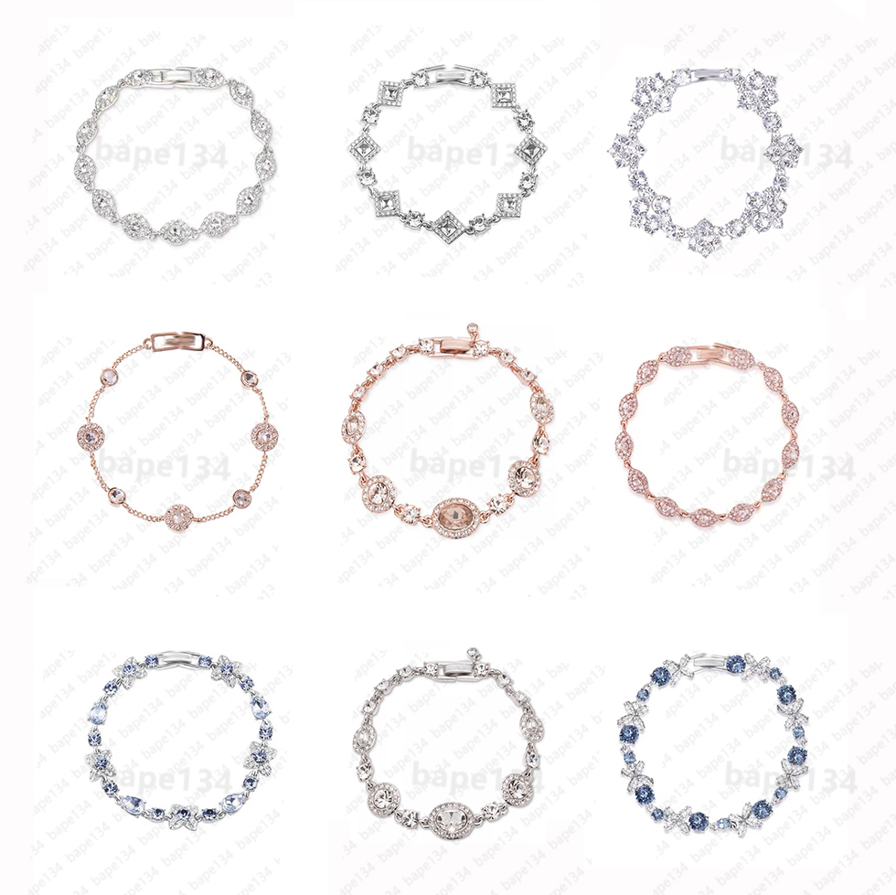 Designer Women's Chain Luxury Bracelet Gold Plated Clover Starry Sky Bangle Wedding Bracelet Valentine's Day Gift Fashion Jewelry