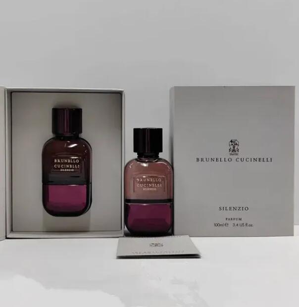 Brunello Cucinelli Perfume Men Fragrance 100ml Ricordo Segreto Silenzio Designer Cologne Men EAU DE PARFUM Spray Perfumes long lasting smell High Qu