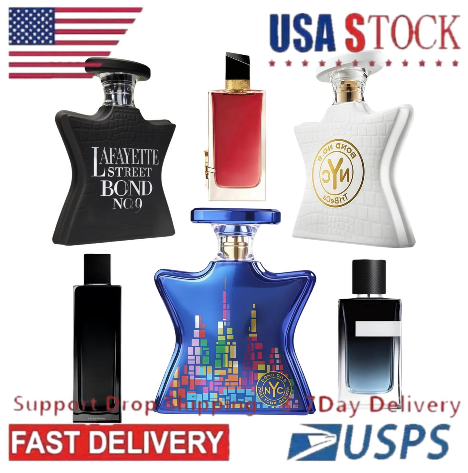 Cologne pour hommes Bong No 9 Parfum Hommes Designer Parfum Femmes Cologne Forte 100ml Spray Puissant Parfum Cologne Emballage Rond Parfum Parfum