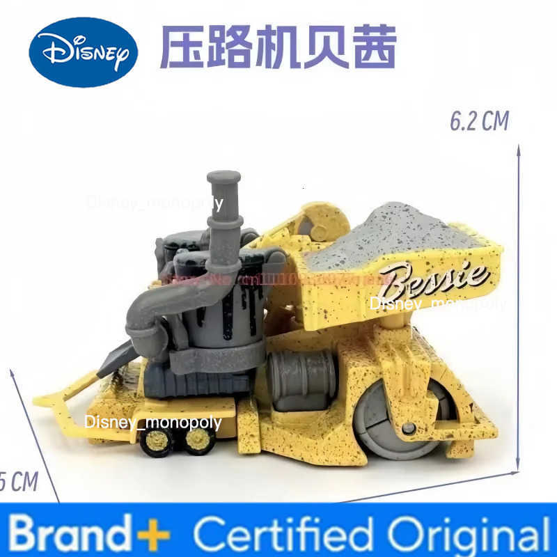 Disney Disney Cars Pixar Bessie 155 Scale Diecast Metal Road Roller Hot Toy Model Car Collectible Gift For Movie Fans And Kids Collect C2607211