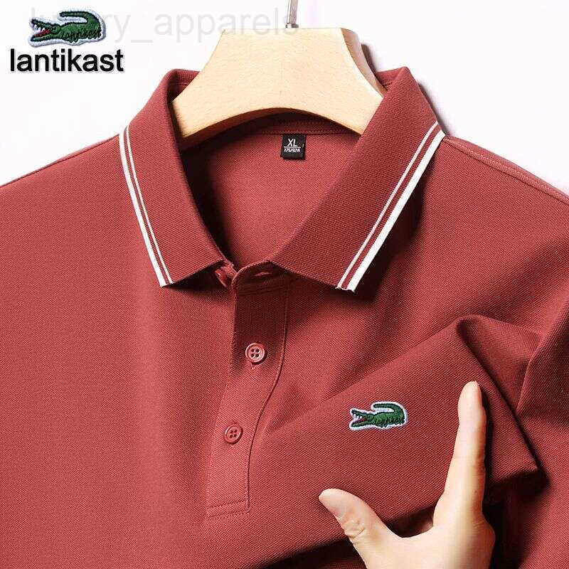 Noble Crocodile Summer New Short designer handbag Sleeve Polo Shirt Casual Breathable Turn-Down Collar Fashion T-Shirt Mens Clothing