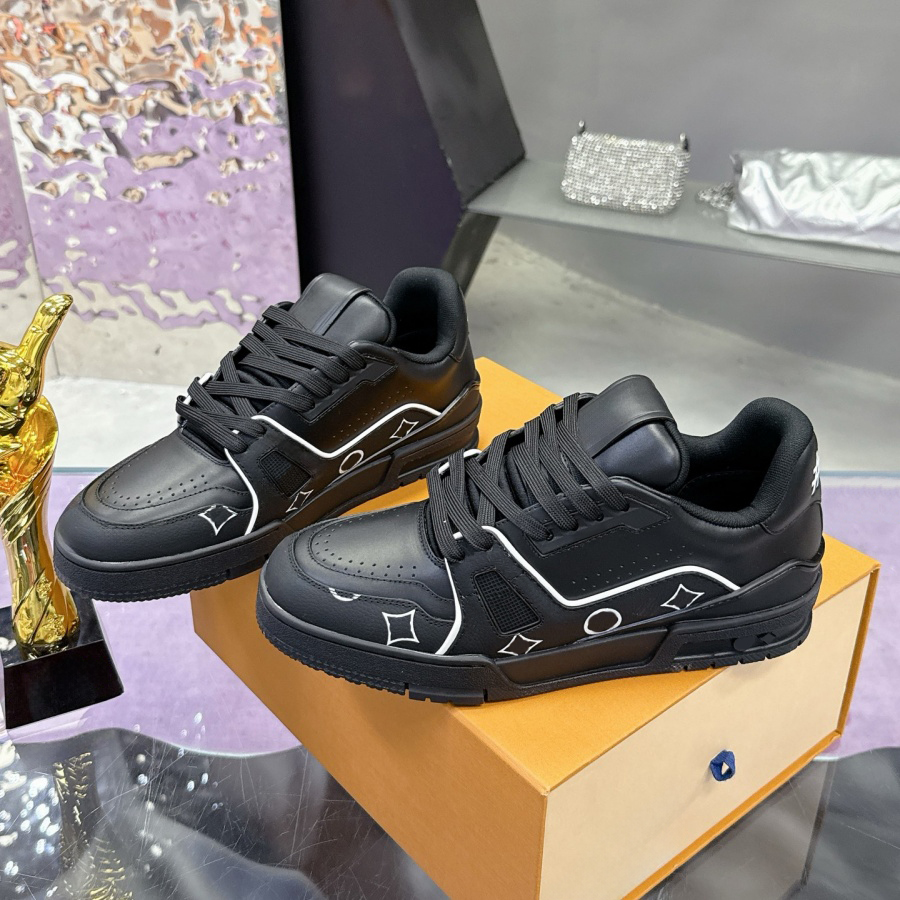 Luxury Casual Shoes Sneakers Classic Shoes Unisex Fashion Shoes 35-45 Sizes Designer Fashionable Solid Lace-up Sneakers Daily Outfit Classic Print