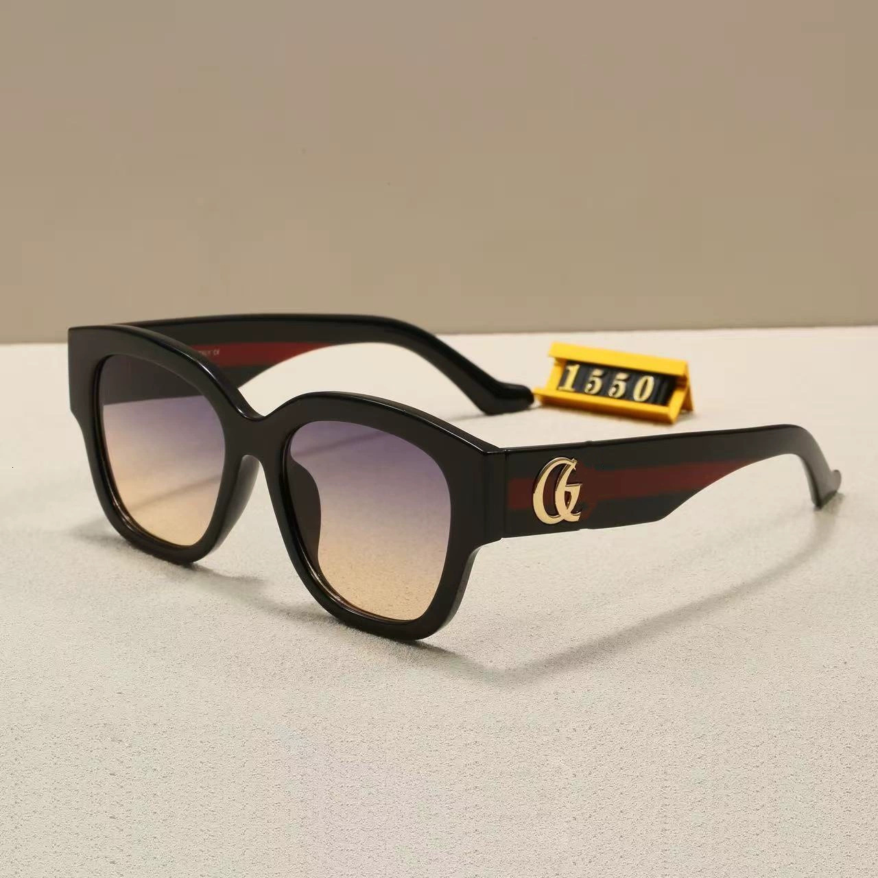 Guee Ccie Men's Designer GG Glasses,Women's Eyeglasses Fashionable lare-frame vacation photo retro sun protection Sunglasses for women