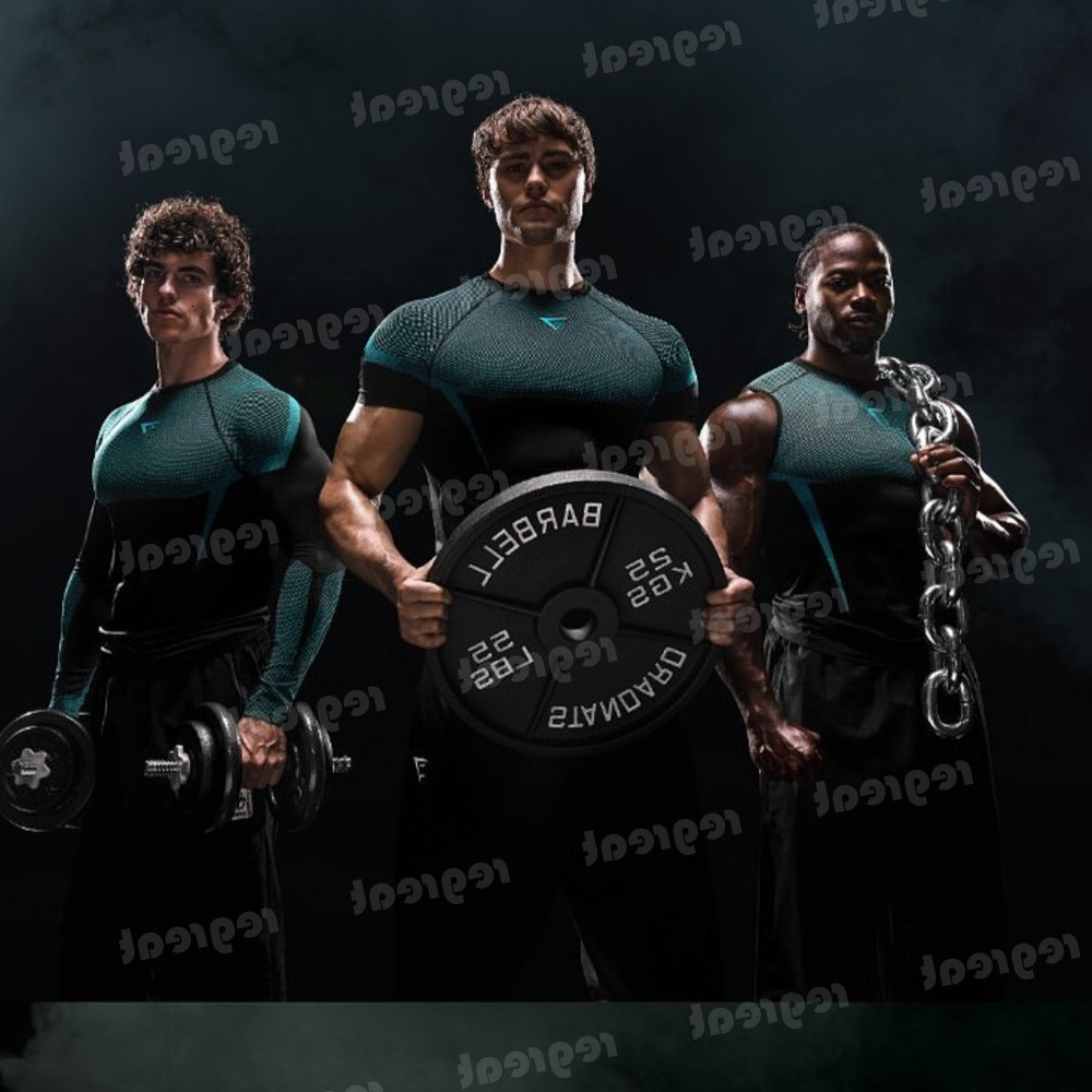 26 GYM sharkes set mens Training Long-Sleeve Men's Hooded Base Shirt ONYX5.0 Onyx High-Elasticity Cycling Fitness GYM sharkes mens set short T-
