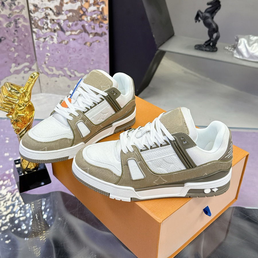 Luxury Casual Shoes Sneakers Classic Shoes Unisex Fashion Shoes 35-45 Sizes Designer Fashionable Solid Lace-up Sneakers Daily Outfit Classic Print