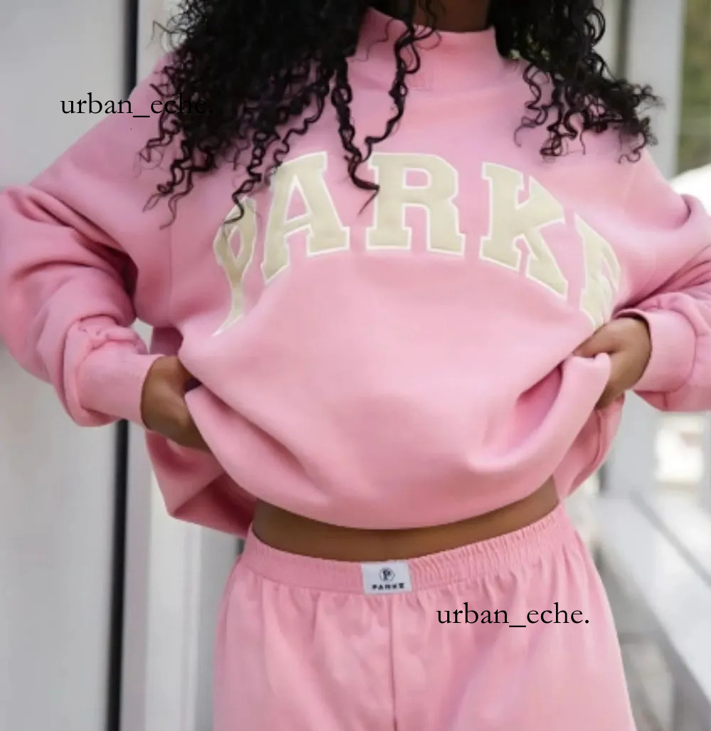Park Hoodie Designer Women Sports Jogging Classic High Quality Sweatshirt Womens Autumn Loose Fit Letter Comfortable Print Fashion Yoga Parker Hoodi