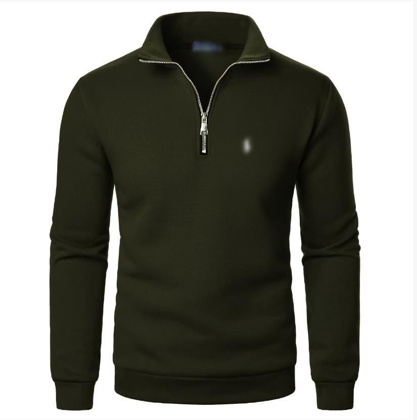 Designer hoodie Luxury zip knit Embroidered Pony Couple top pullover half zipper luxury casual jumper autumn wool men hoodies polo 57f