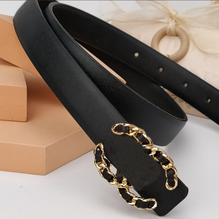 Belts for women designer Fashion Smooth Buckle Belt Retro Design Thin Waist Belts for Womens Width 2.5-3.0CM ceinture luxe Cowhide more Color top cl