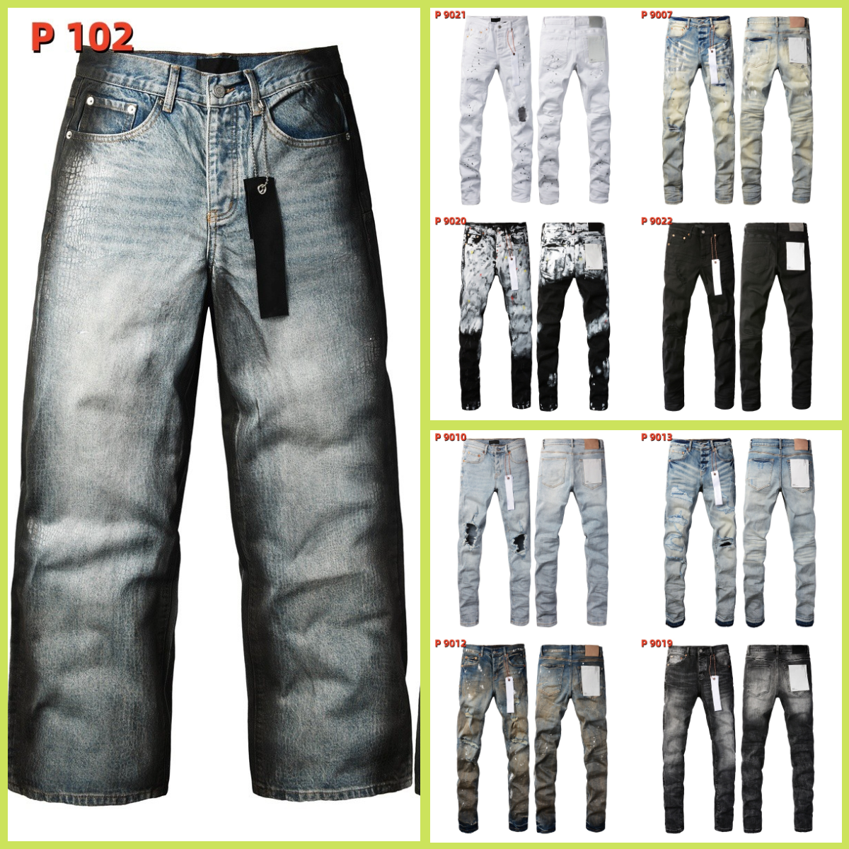 designer purpiely jeans brand denim purpiely jeans high quality fashion men jeans designer high pant distressed ripped biker black blue jean slim fi