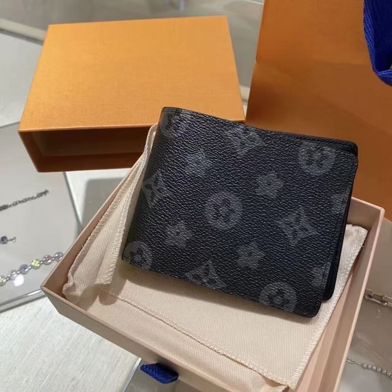 Mode fleur designer portefeuille luxes hommes femmes sacs en cuir de haute qualité classique lettres clé porte-monnaie boîte originale porte-cart