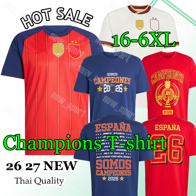 6XL 2026 Maillots de football Espagne LAMINE YAMAL OYARZABAL ZUBIMENDI FERRAN YEREMY LAPORTE BAENA B.IGLESIAS GRIMALDO RAYA 26/27 espana hommes e