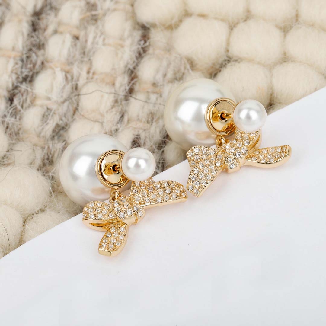 2026 Luxury quality charm pendant necklace with knot shape stud earring stud earring and diamond have stamp Box PS6990B