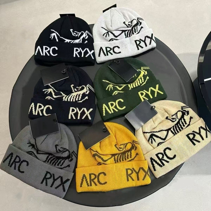 Arc Beanie Winter Knitted Beanie Designer Cap Fashion Bonnet Dressy Autumn Hats for Women Skull Outdoor Womens Cappelli Travel Skiing Knitted Hat