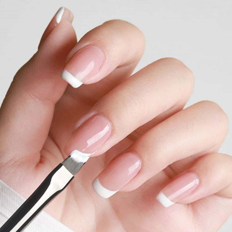 RS Nail Professional French Nail Art Brush Half Moon Shape UV Gel Acrylic Painting Manicure Accessory For Salon-Quality n 260722