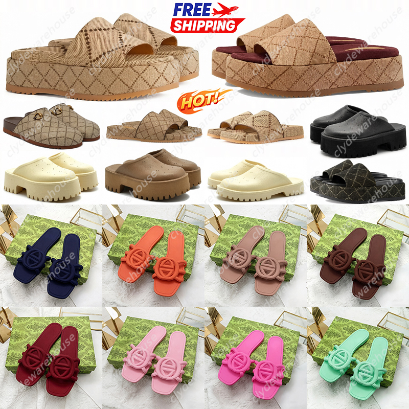 Free Shipping Designer sandals slides shoes for women men clogs heel slippers sliders sandles clog womens mens sandal mules Flip Flops Luxury fashio