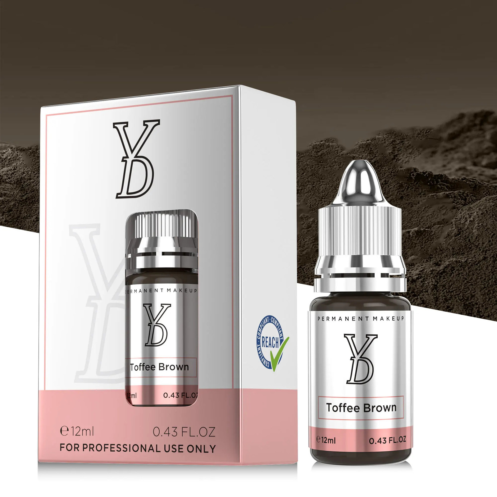 YD Safe REACH Certified Micropigmentation Pigment 12ML Semi Permanent Makeup Ink for Lips EyeBrow Eyeliners PMU Tattoo Supplies 260723