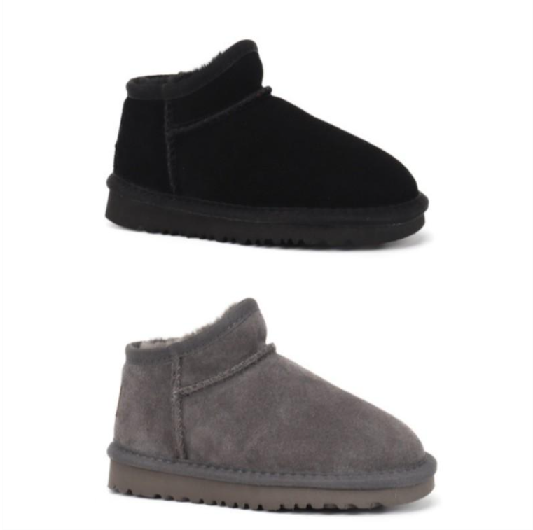 Winter Children's Ankle Boots Toddler Boys & Girls Real Sheepskin Wool Fur Lined Warm Snow Boots New Design Classic Ultra Mini Warm Boots 21