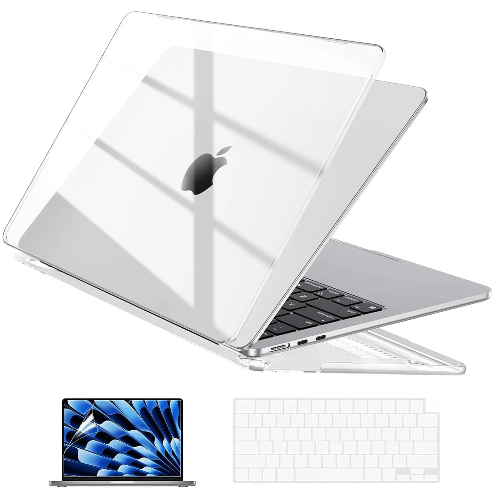 Screen Protector Laptop Case For MacBook Air 136 M5 M4 Chip A3449 A3240 A2681 A3113 M3 Pro 13 A2338 Air 13 A2337 Keyboard Cover 260721BJ