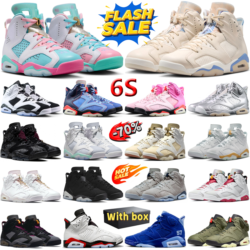 designer basketball shoes 6 6s mens sneakers woman trainers Oreo Sashiko Metallic Silver Black Cat Original sport chaussures shoe with box