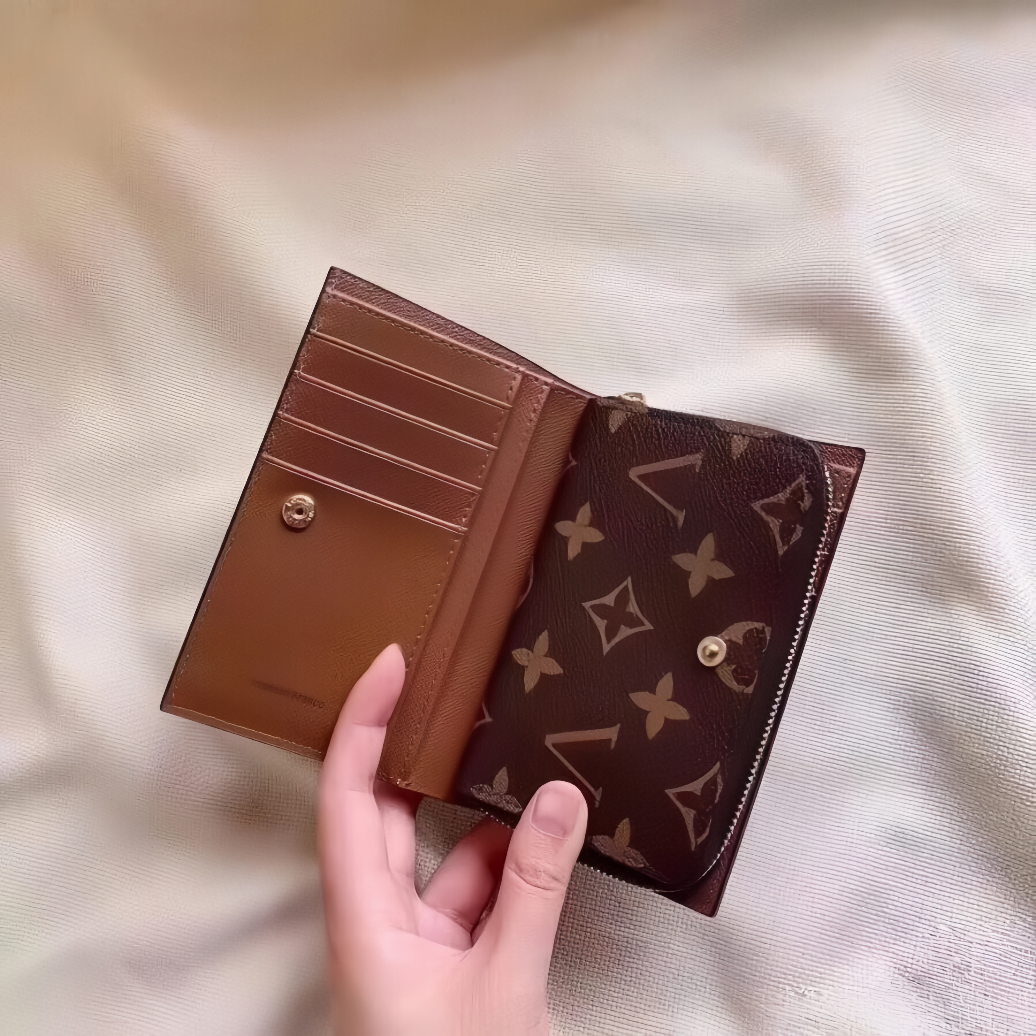 TOP 2023 Fashion designer wallets luxury womens long purses brown flower letters credit card holder ladies slim plaid money clutch bags high-quality