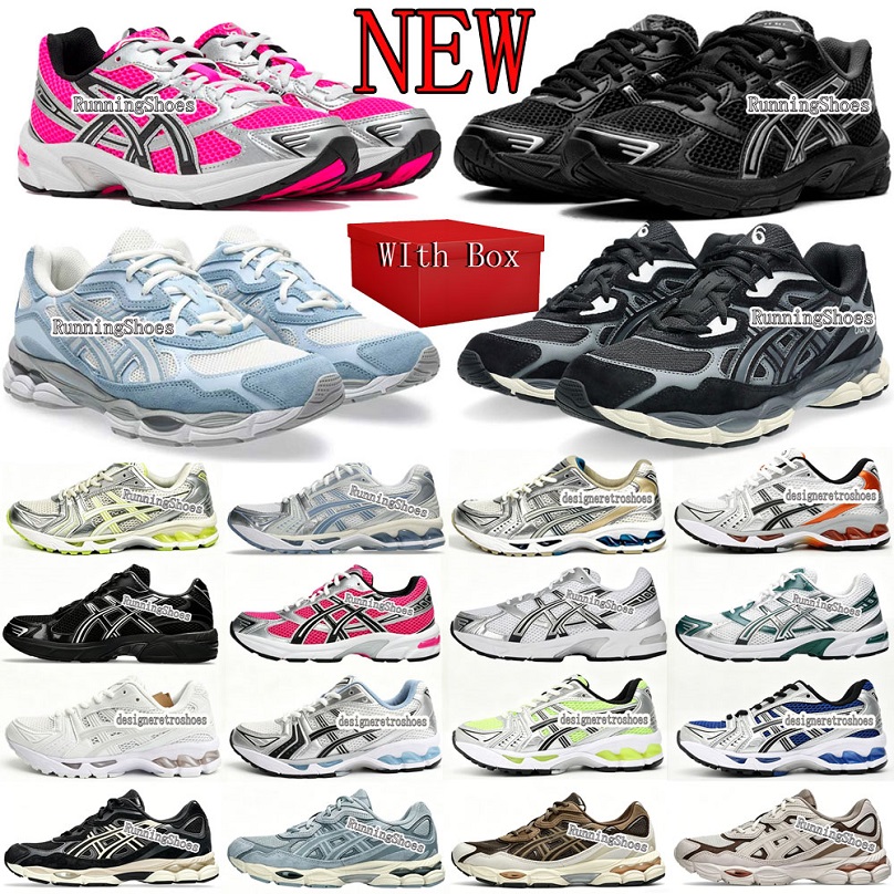 Free Shipping gels nyc 1130 K14 Designer shoes Men Women Running Shoes Black White Pink man trainers outdoor trainers sports sneakers big size 36-47