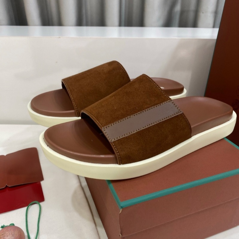 Pantoufles de luxe fabriquées à la main de haute qualité, style vintage, pantoufles à plateforme en daim et peau de vache, parfaites pour les hom