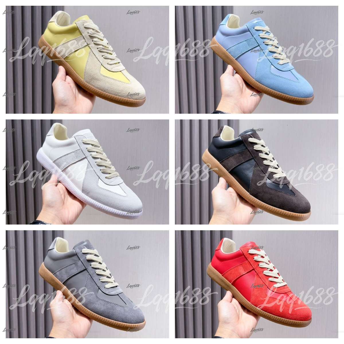 designer margielalies gats running replicate suede MM6 woman sneakers flat foam casual trainer outdoor mens shoes With Box size 35 48