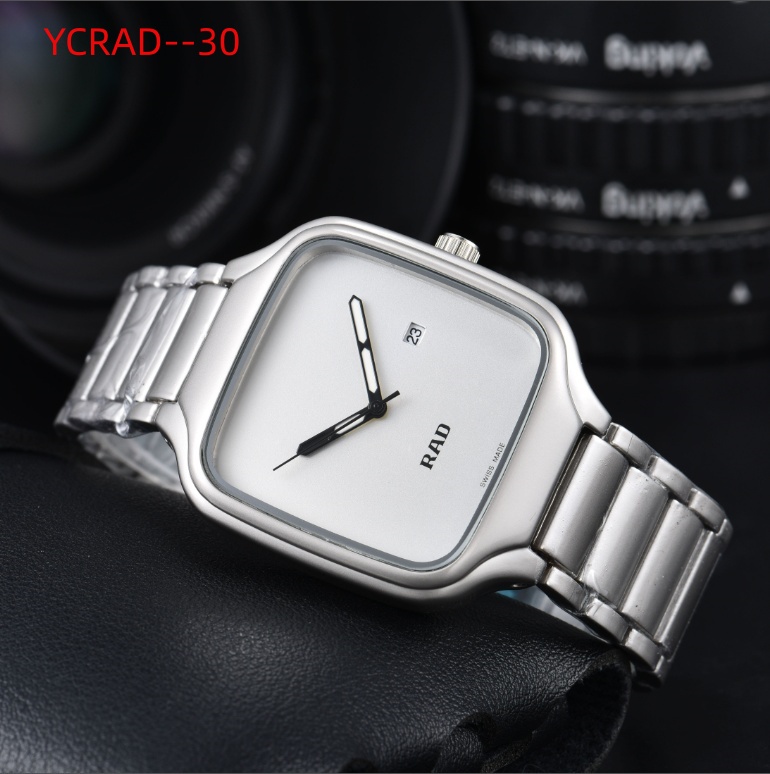High Quality Luxury Womens mens RADity Watch Designer Watches Premium Quartz Movement Stainless Steel Bracelet machine Glass Waterproof women Wristw