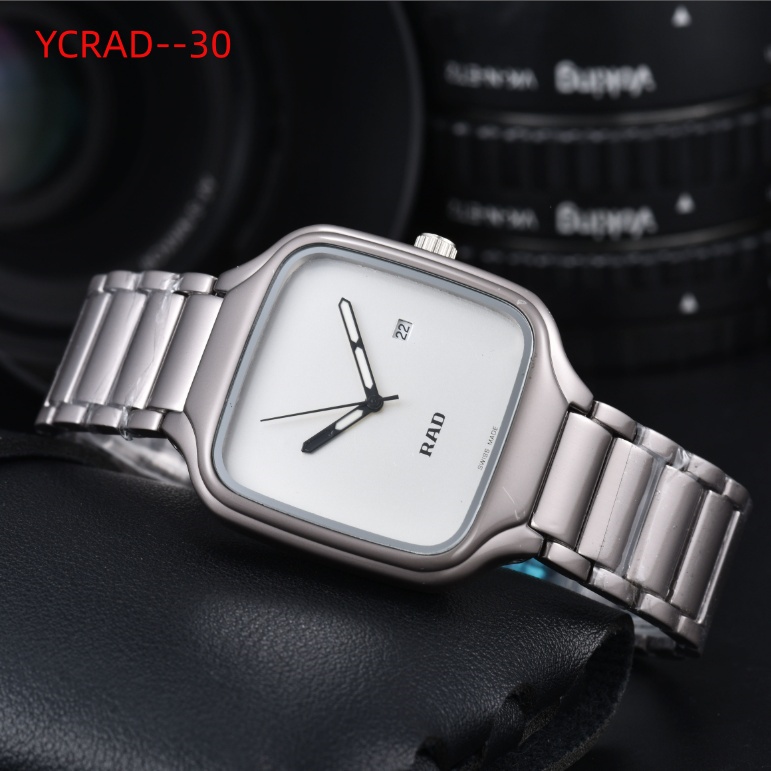 High Quality Luxury Womens mens RADity Watch Designer Watches Premium Quartz Movement Stainless Steel Bracelet machine Glass Waterproof women Wristw