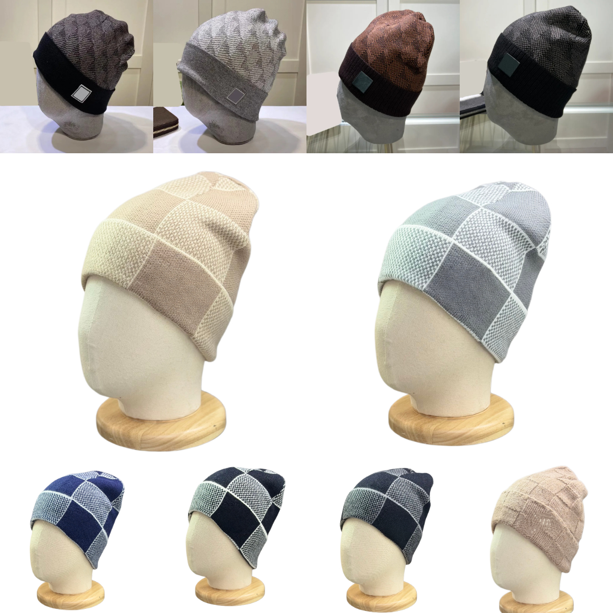 grey bonnet beanies hats designer luxury mens winter skull cap bobble hat polo beanie
