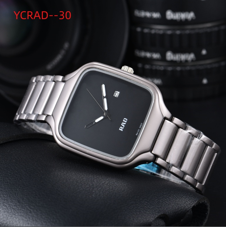 High Quality Luxury Womens mens RADity Watch Designer Watches Premium Quartz Movement Stainless Steel Bracelet machine Glass Waterproof women Wristw