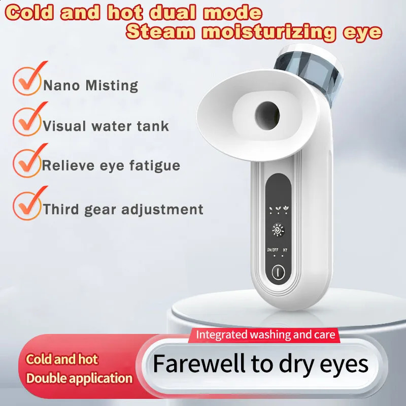 Electric Eye Massager with Nano Steam Compress and izing Spray Eye Massage Device for Eye Fatigue Relief and Care 260722