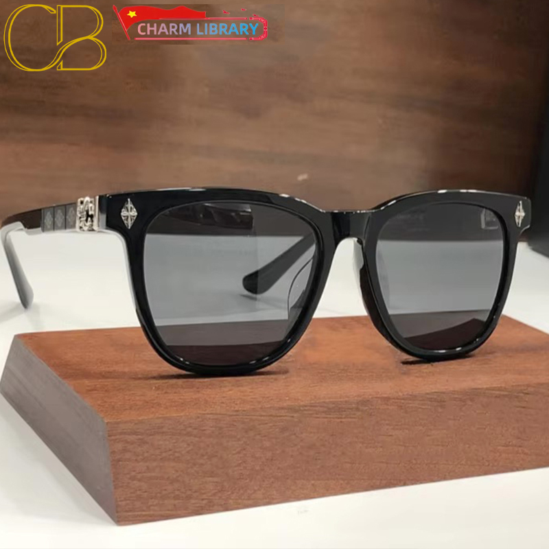 Luxury Brand Sunglasses Designer Men Acetate Black Retro Model Outdoor Travel Party Women Fashion Large Square GLASSES High Quality Old Money Minima