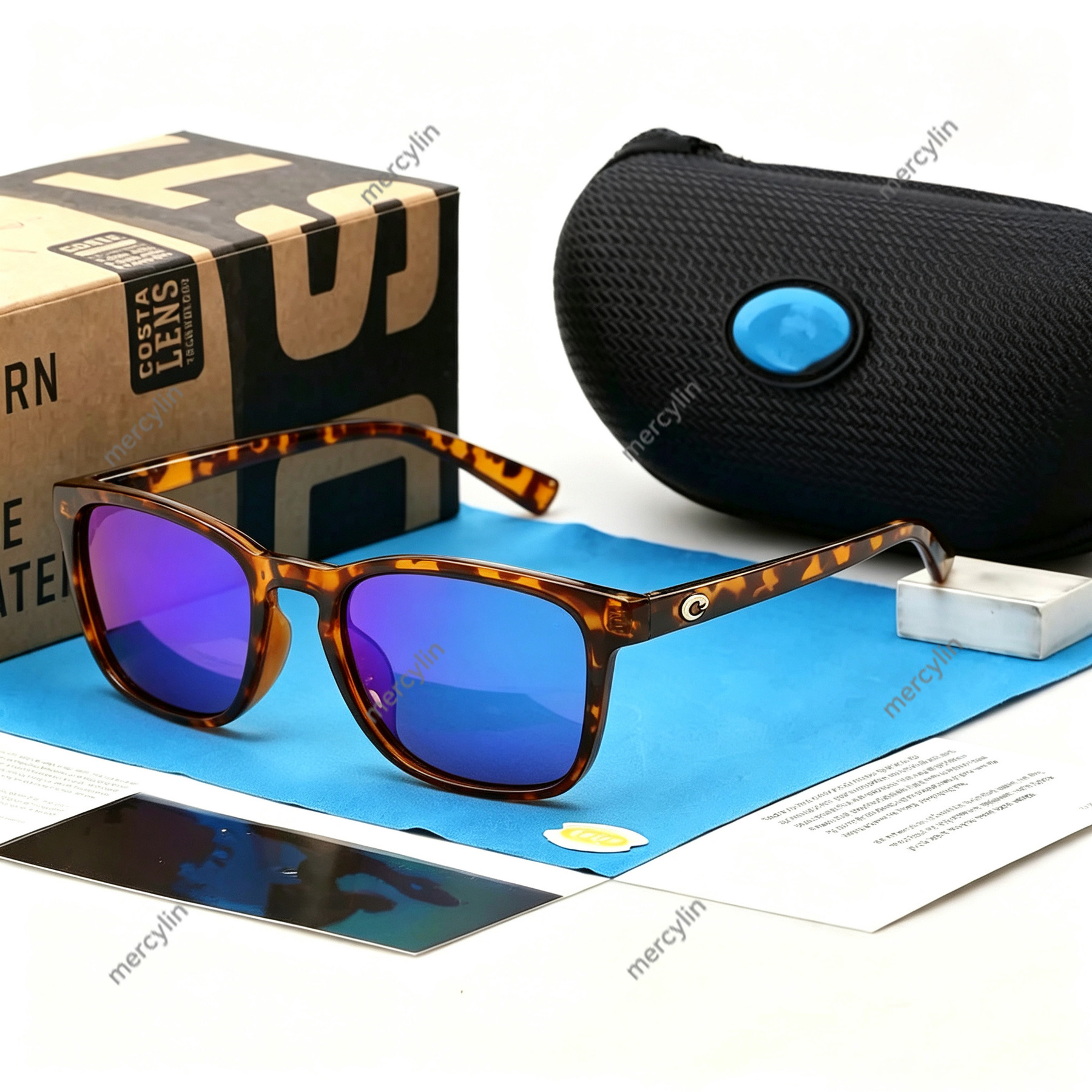 Designer Costa Costal Sunglasses Men Polarized Glass Sunglasses Brands For Men Man Outdoor Polarized Shades Riding Glasses