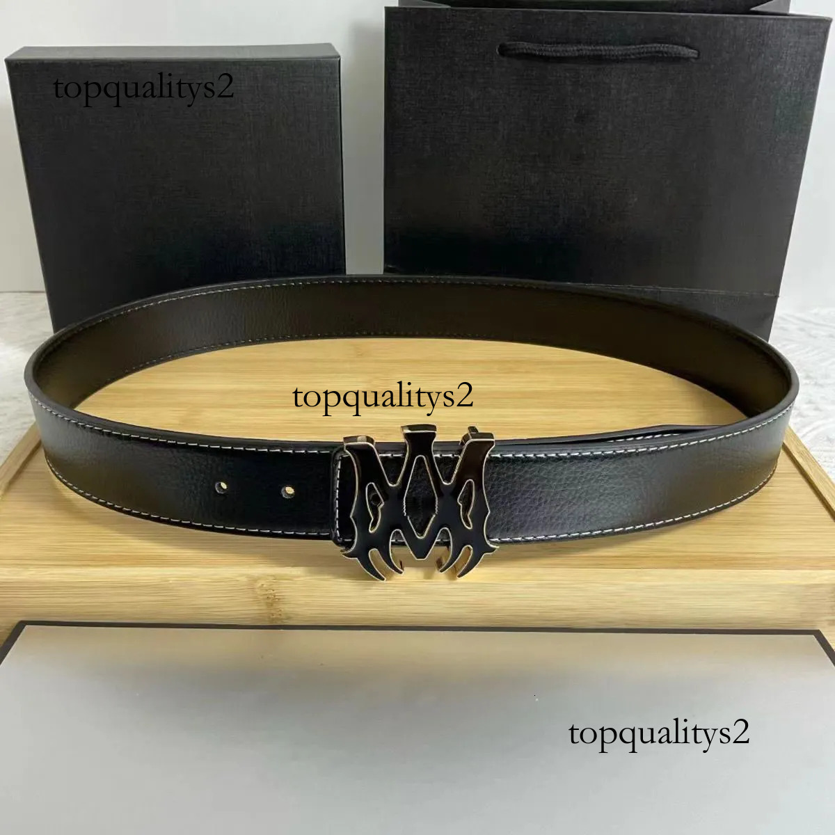 High Quality Amris Belts Designer Luxury Brand Top Hot Buckle Width Classic Amiribeltlies Buckle Casual Belt Buckle Belt Solid Color Truck Miriamiri