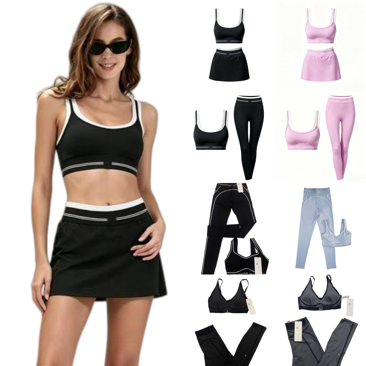 2027 NEW 10A yoga alosetismly sets exercise set 2 piece bra+pants sets high minimalist sports clothing sportswear designer gym leggings alosetismly