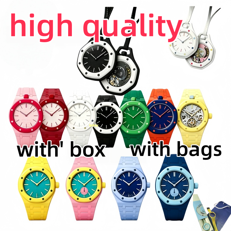 Colorful Octagon Pocket Watches - Unisex Designer Watches for Men Women, Stylish Minimalist Quartz Pendant Watches, Perfect Fashion Accessory for We