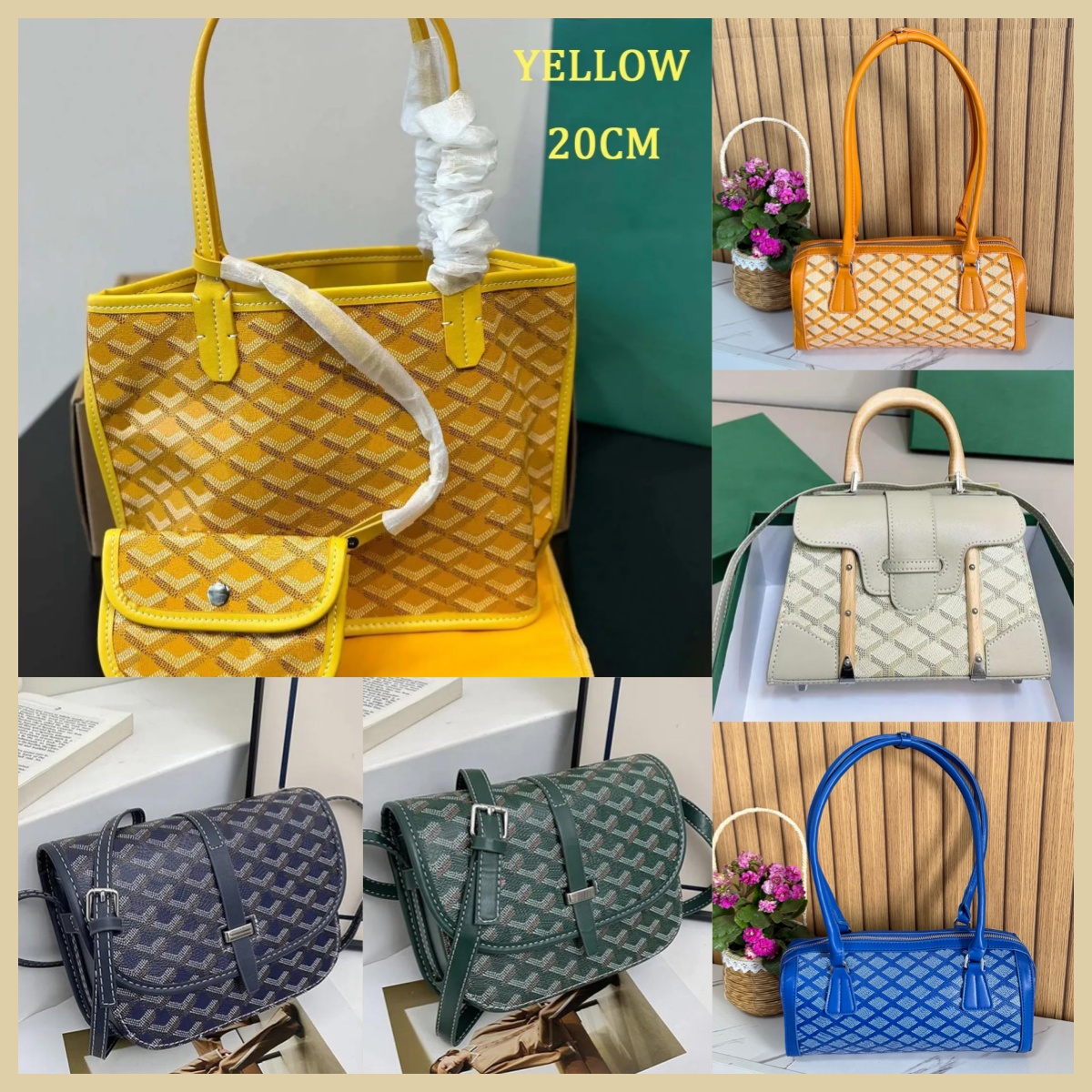 Luxury Bag Designer Bag tote mini bag 20cm Mini bag Double Women's large capacity handbag Canvas Tote Bag Leather ShoppingBag Lightweight Trave