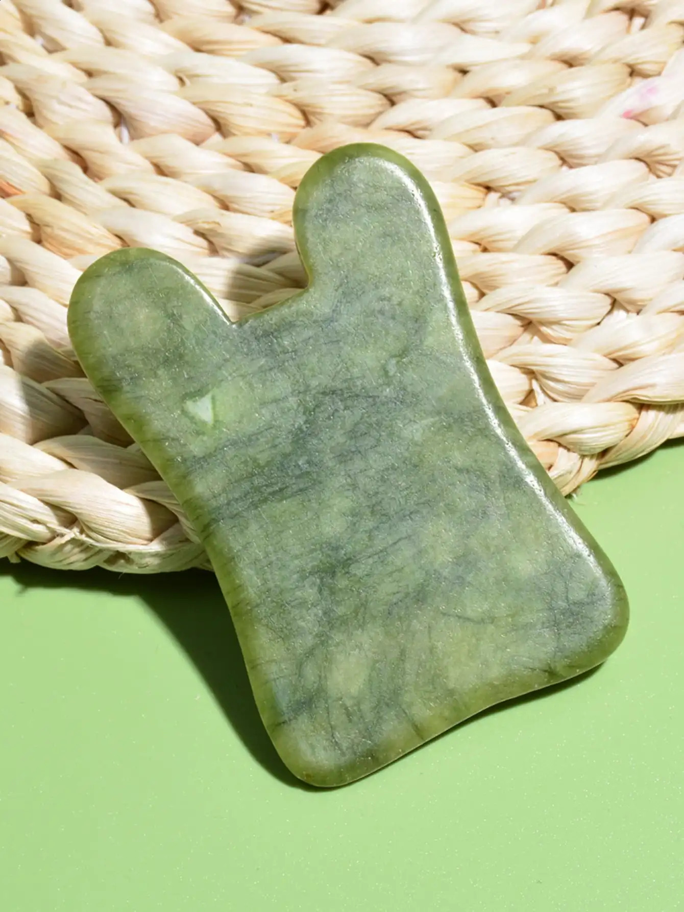 Natural Jade Stone Scraping Gua Sha Board Massager Face SPA Guasha Acupuncture Skin Beauty Care Massage Tools 260722