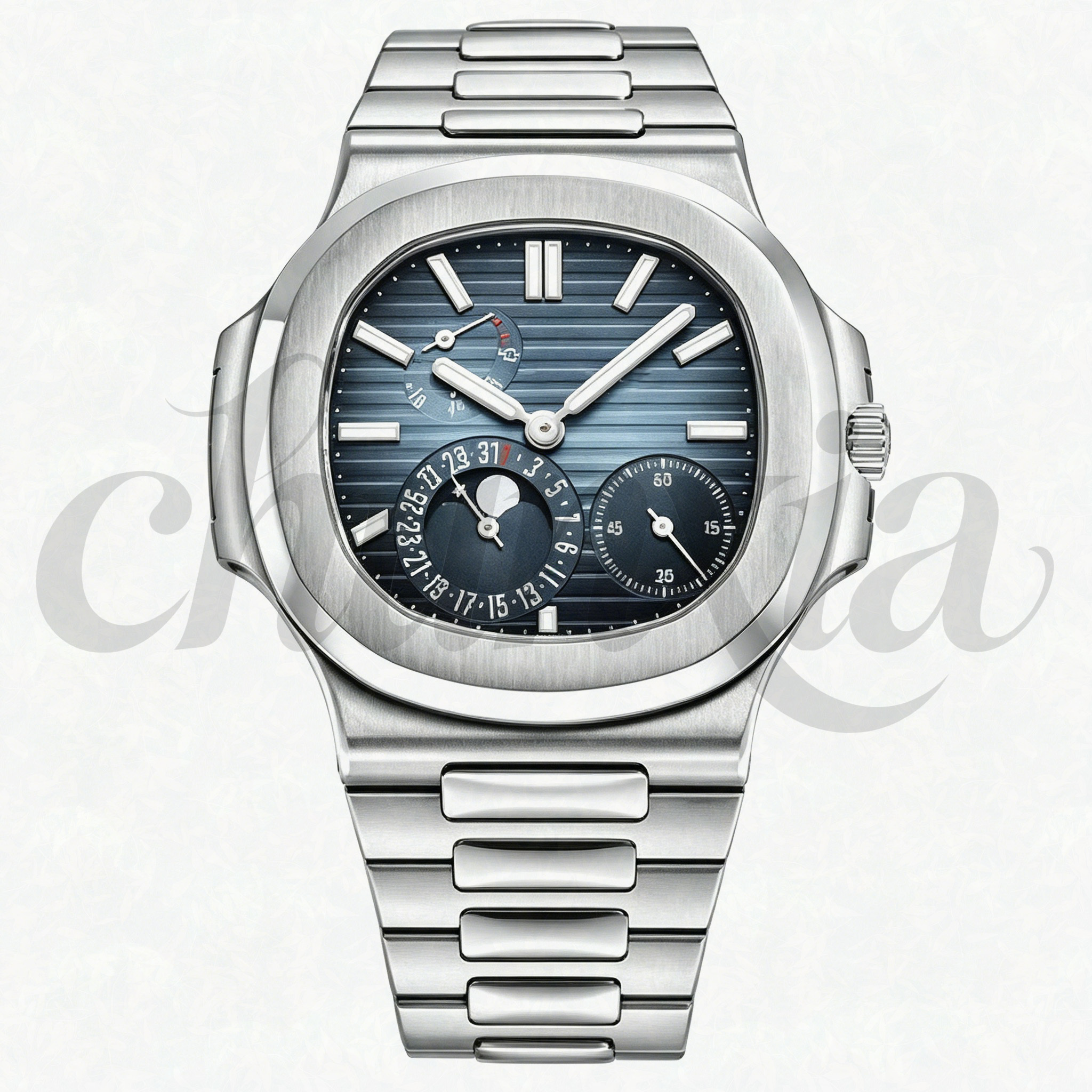 AAA 5711 Nauitilus Watch Classic Swiss Chronograph Premium Luxury Designer Mens Watch Luminous Sapphire Crystal Watch With Box Customizable Waterpro