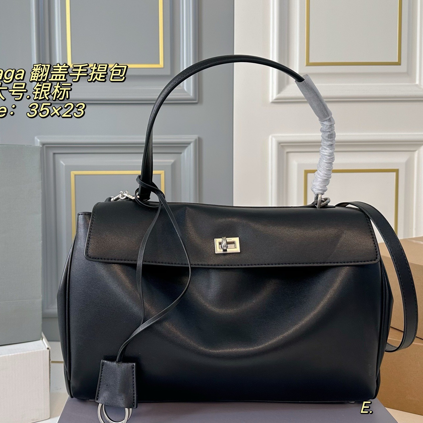 designer bag Parisian B-brand ladies handbag flip-top Rodeo classic fashion handbag, Korean-style versatile large-capacity women's crossbody ba