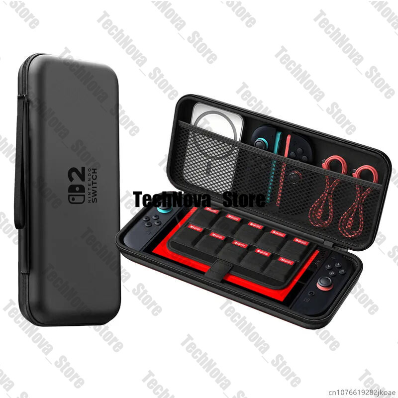 Suitable For Nintendo HTZ00 Switch 2 Bag Portable Waterproof Ns2 Game Console Protective Case Drop Proof Large Capacity Storage Box