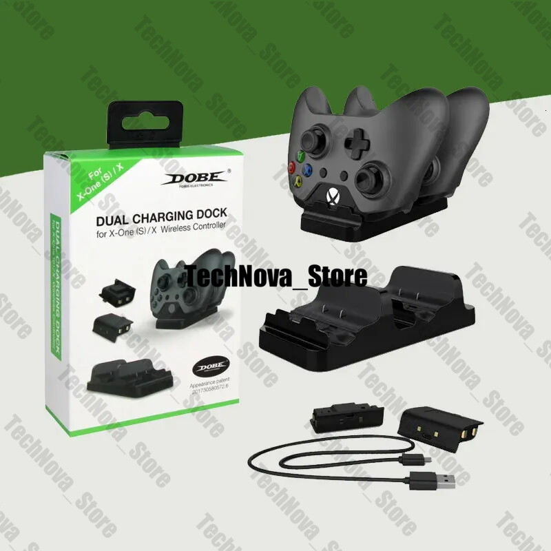 2Pcs Game With Dual Charging Dock Xbox One Controller Rechargeable Battery For XBOX HTZ00 ONE Charger 240221