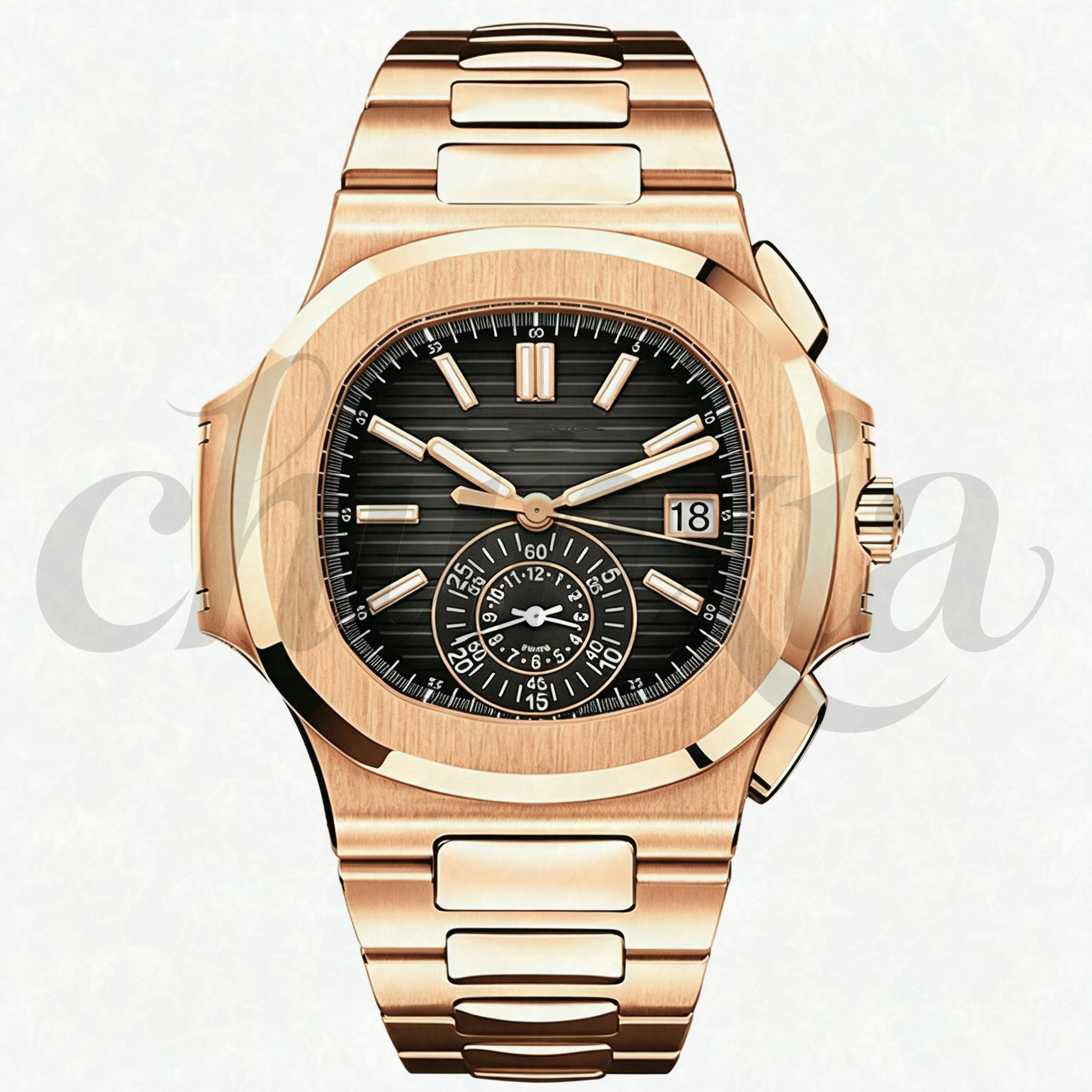 AAA 5711 Nauitilus Watch Classic Swiss Chronograph Premium Luxury Designer Mens Watch Luminous Sapphire Crystal Watch With Box Customizable Waterpro