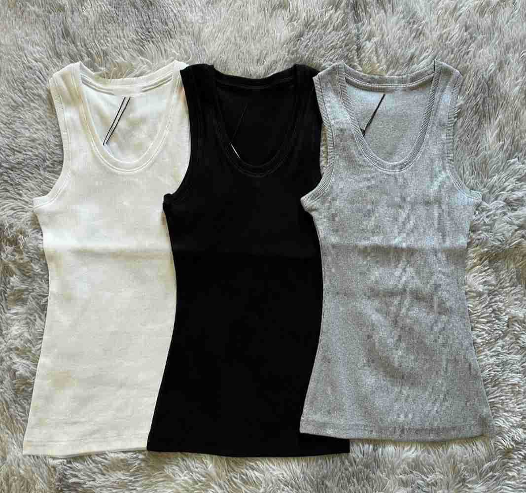 Designer Women Tanks Camis Vest Top Embroidered Cotton-blend Tank Tops Designer Skirts Yoga Suit Two Piece Dress Bra Vest Ladies Solid Vintage T Shi